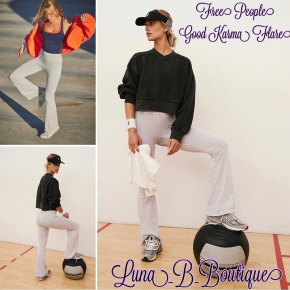 🆕⚡️Free People Good Karma Flare Leggings⚡️ - Picture 2 of 7